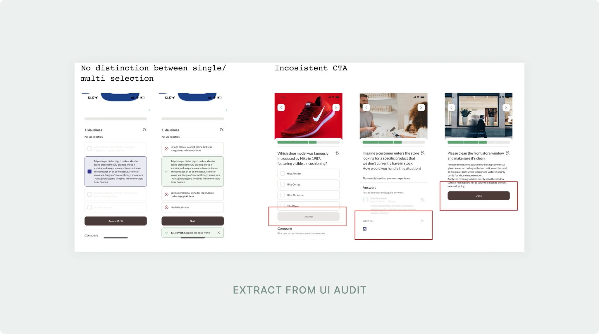 Before a consistent content experience
